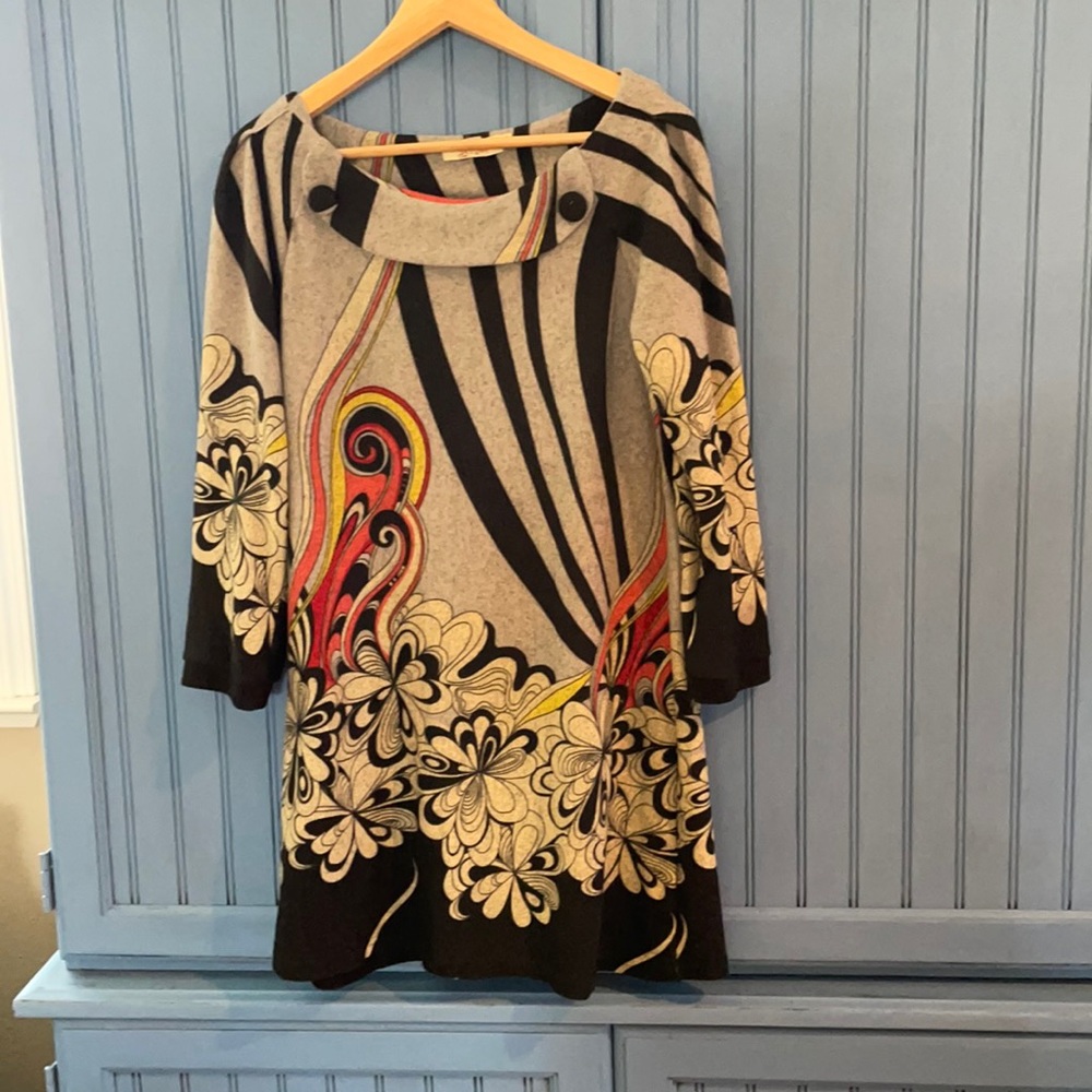 EUC! Multi Color Sweater Dress